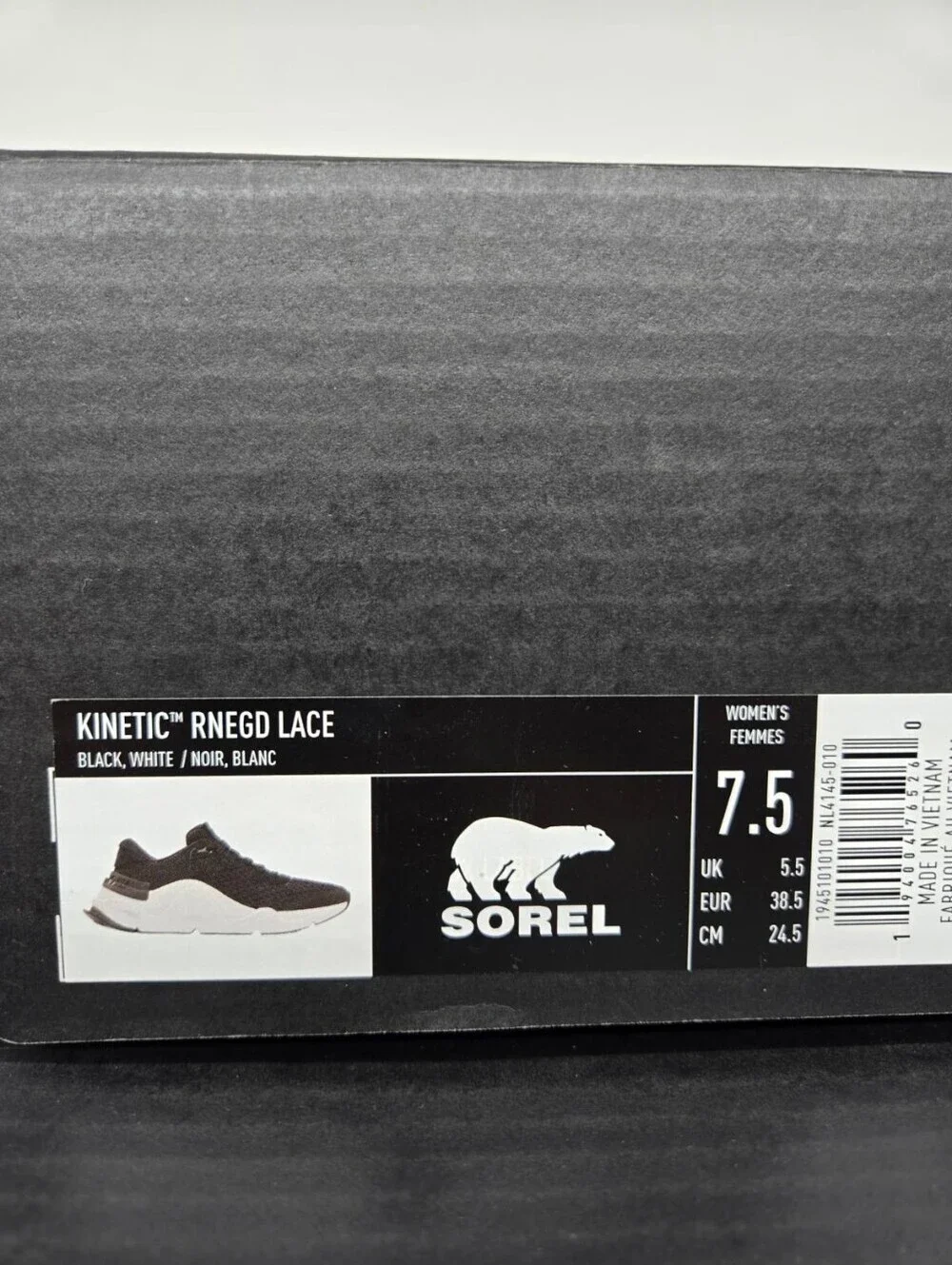 Sorel Women's Kinetic™ Rnegd Lace Sneaker Shoes Size 7.5 New